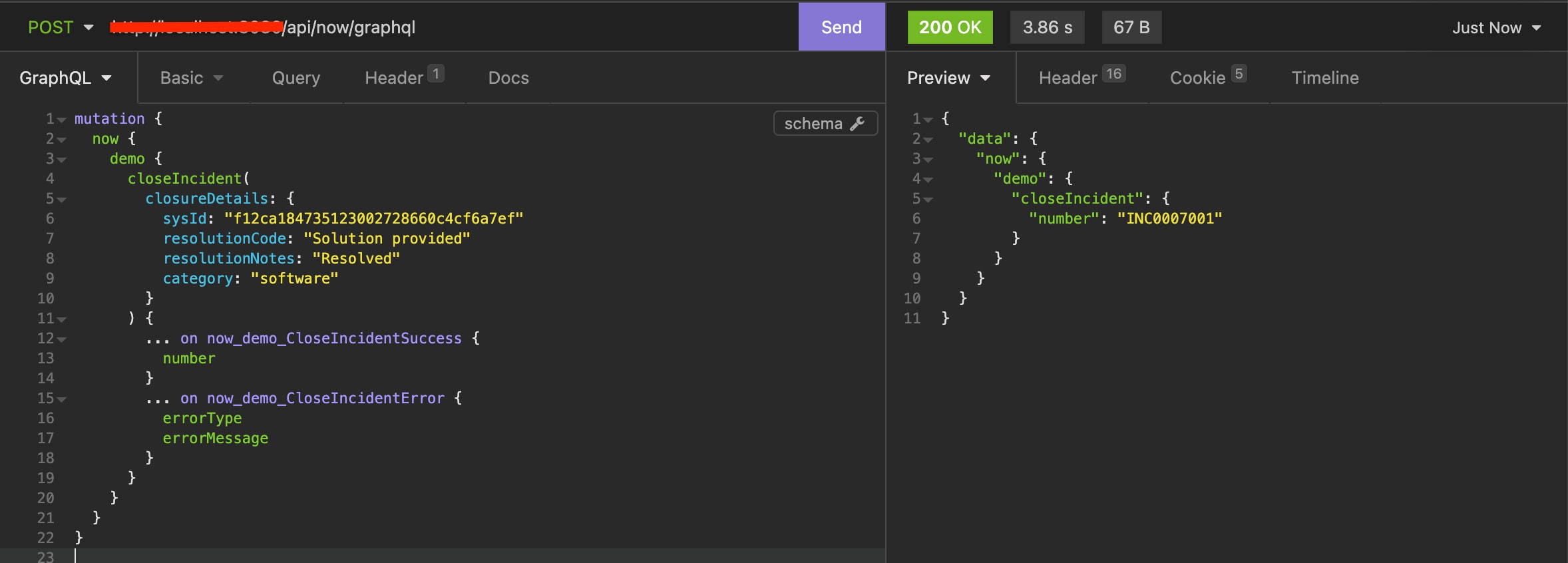 Getting Started - GraphQL API framework - ServiceNow Community