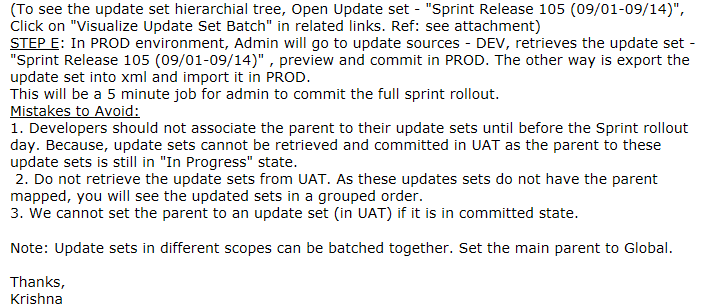 Update Sets Best Practices - Team development with... - ServiceNow ...