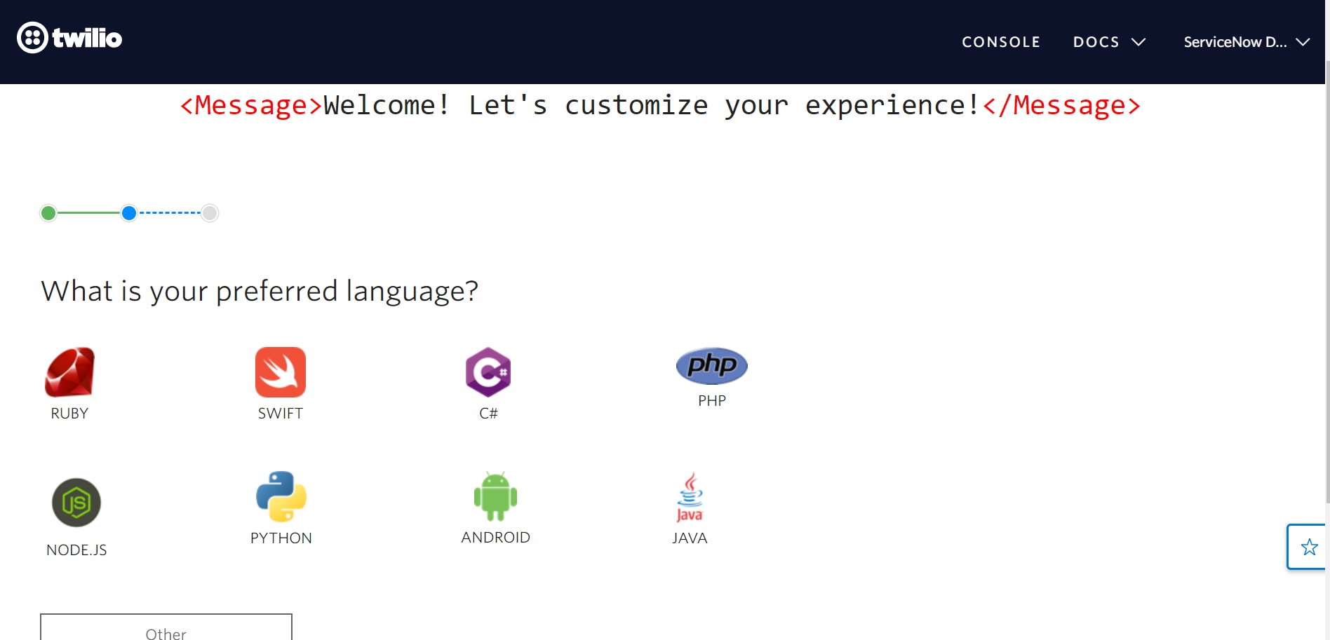 Setting up Twilio - How to read the Docs - Twilio ... - ServiceNow ...