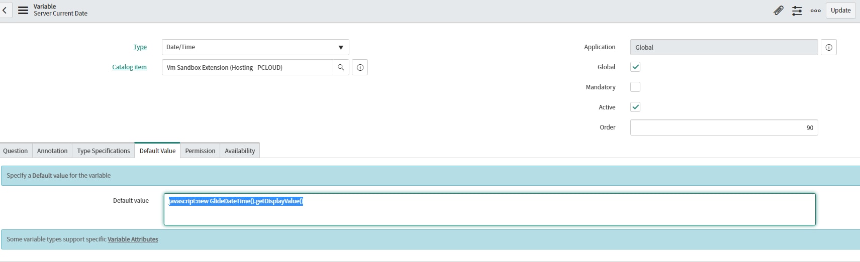 Current Date on DATE TIME Variable ServiceNow Community
