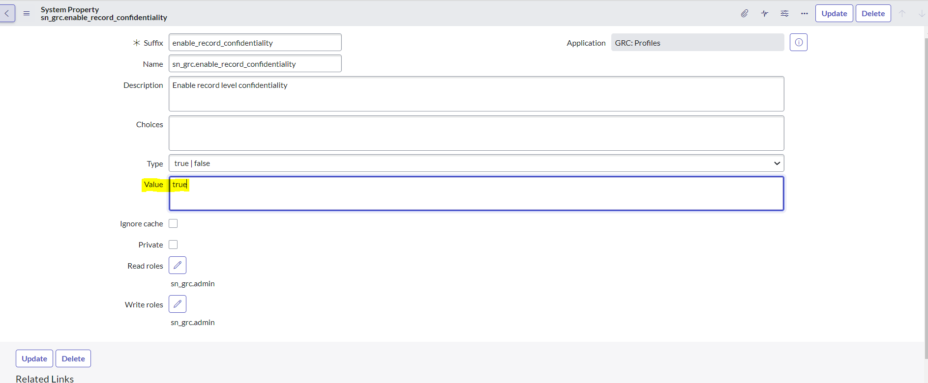 Confidentiality on GRC tables with Tokyo Release - ServiceNow Community