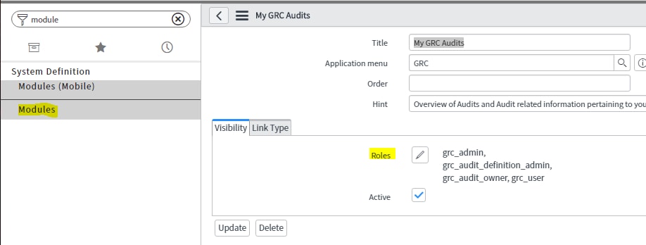 restrict view of navigation menu - ServiceNow Community