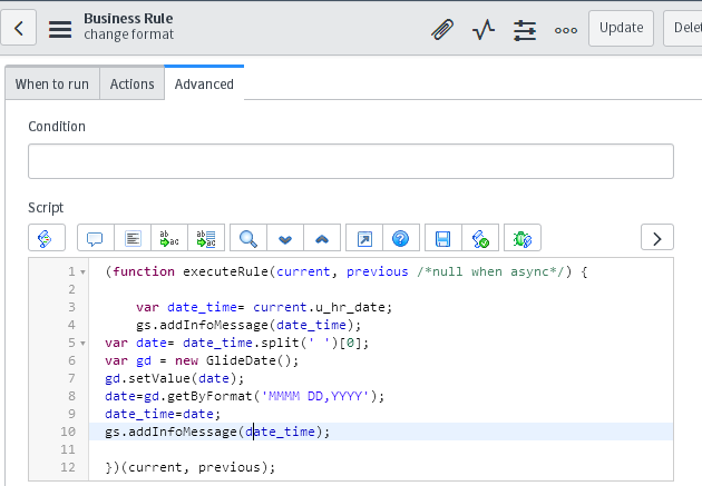 Solved: How to change the date format on a specific field ...