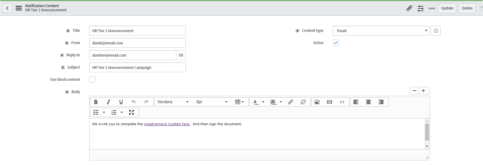 Solved: Configuring Notification Content - ServiceNow Community