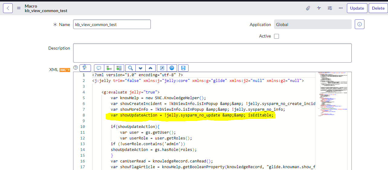 'Edit' button ui action functioning in kb view pa... - ServiceNow Community