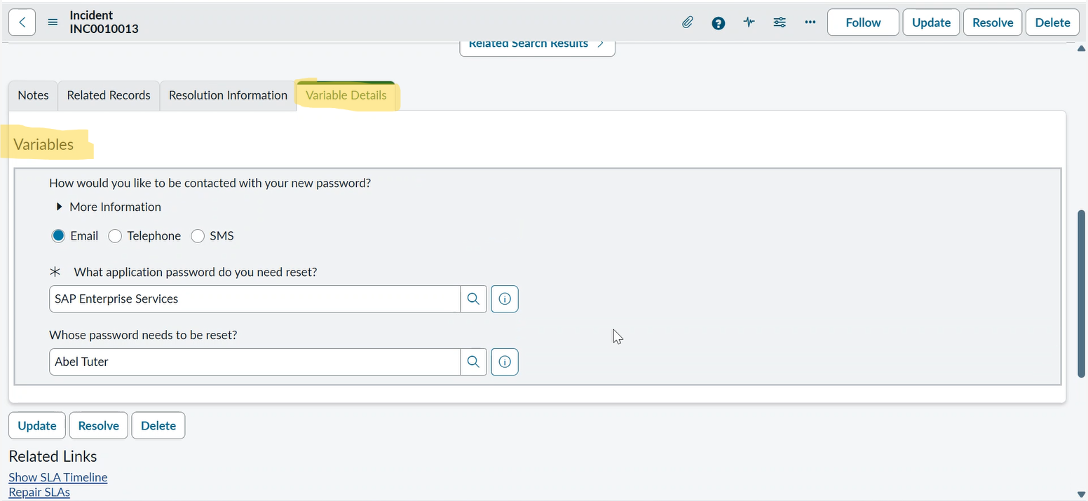 Re: How to show Record Producer variables on Incid... - ServiceNow ...