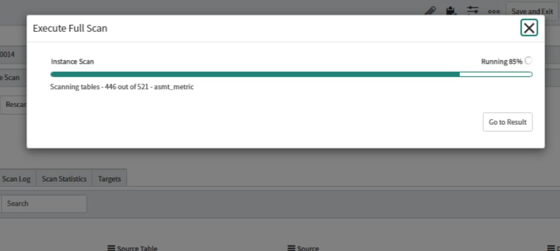 Scan Engine Screen Shot Servicenow Need a way to stop the full scan that's running on... - ServiceNow ...