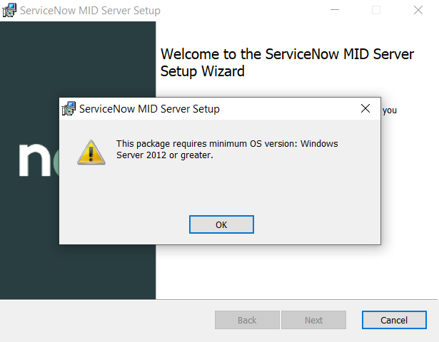 Solved: Not able to install MID-server on Windows 10 compu ...