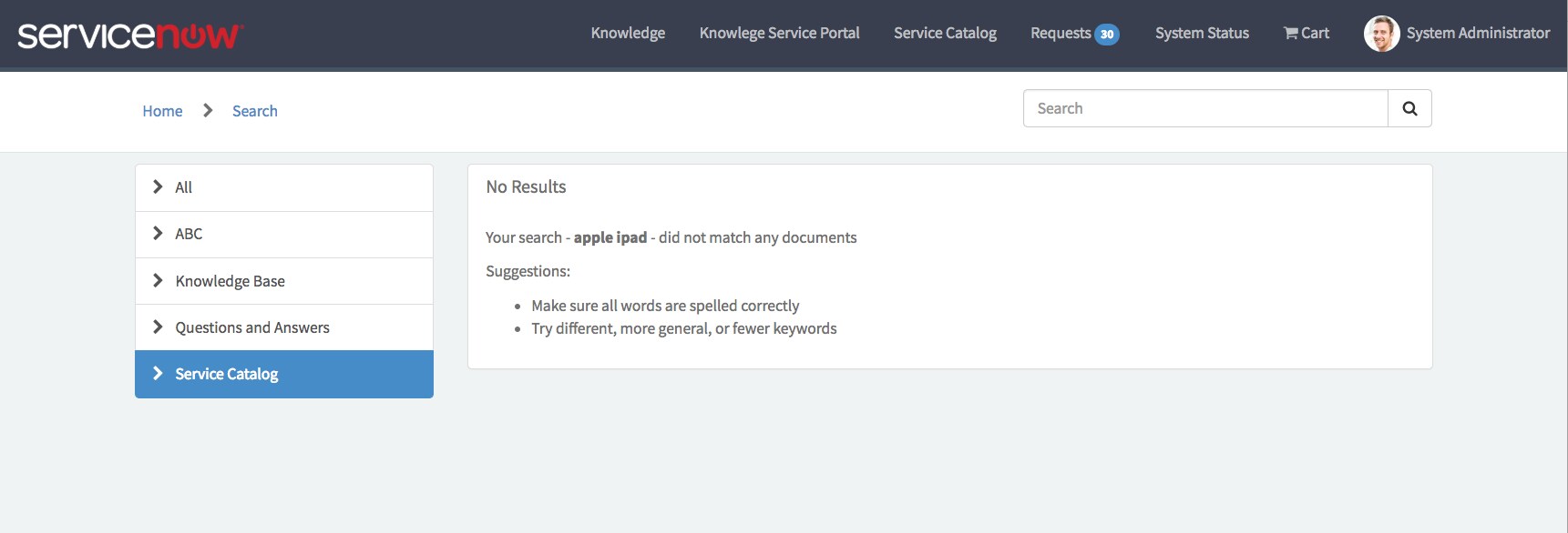How to Fix your Catalog Search on Service Portal i... ServiceNow