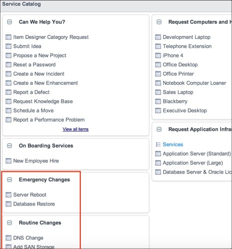 Requesting a Change: Incident, Problem, Service Ca... - ServiceNow ...