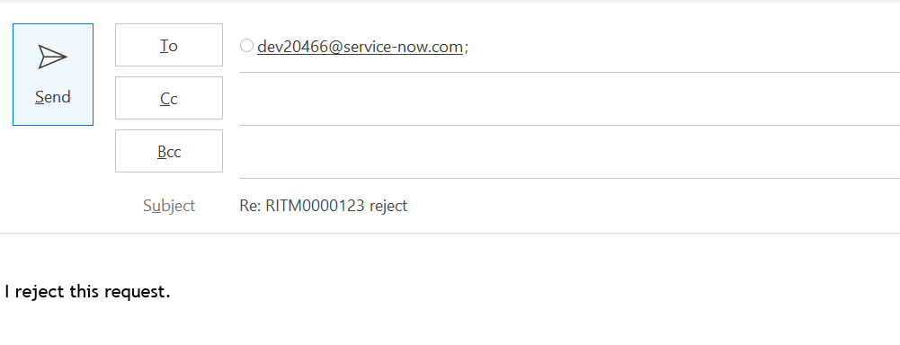 Approve/Reject button in Approval notification - ServiceNow Community