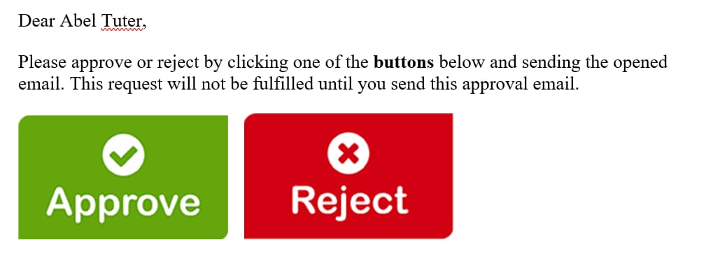 Approve/Reject button in Approval notification - ServiceNow Community