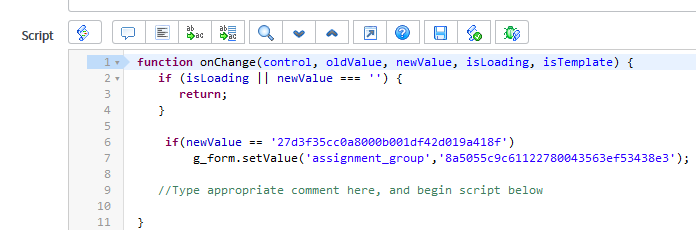 Client script to Assign Group automatically - ServiceNow Community