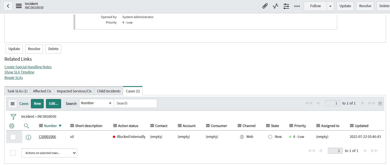Solved: How to configure case -> Incident Related Lists in ...