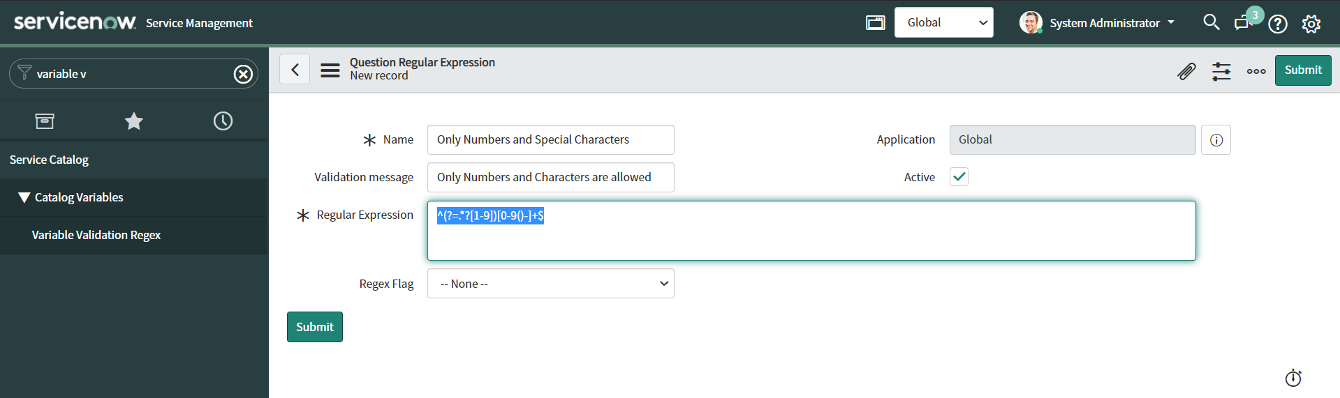 Validations on variable text field - Allow only N... - Page 2 ...