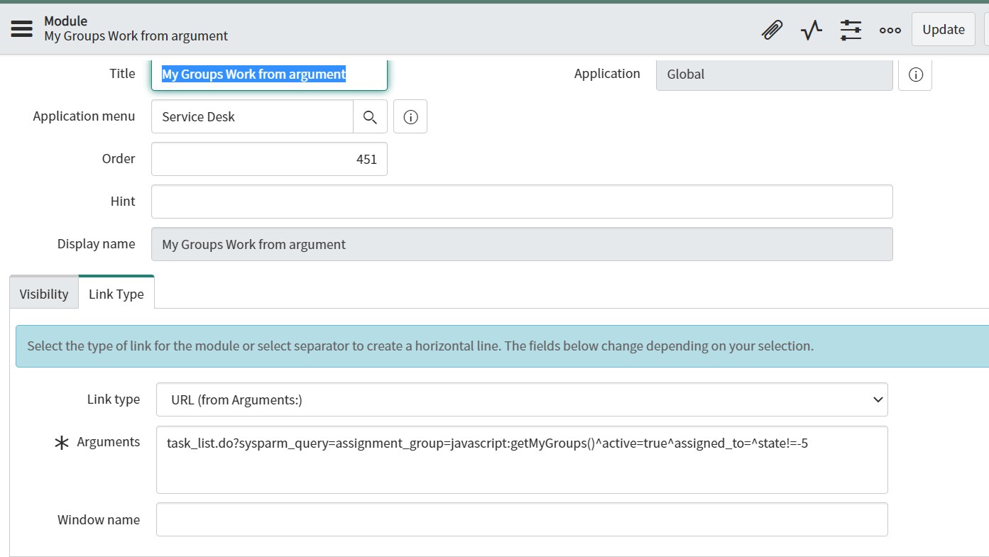 Solved: how to call script include in argument from module... - Page 2 ...