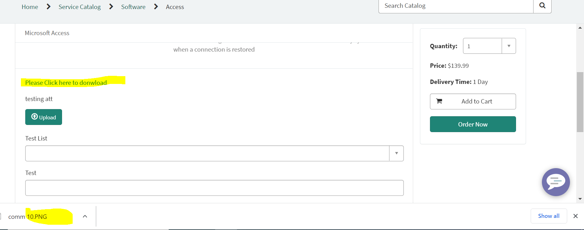 create excel template servicenow