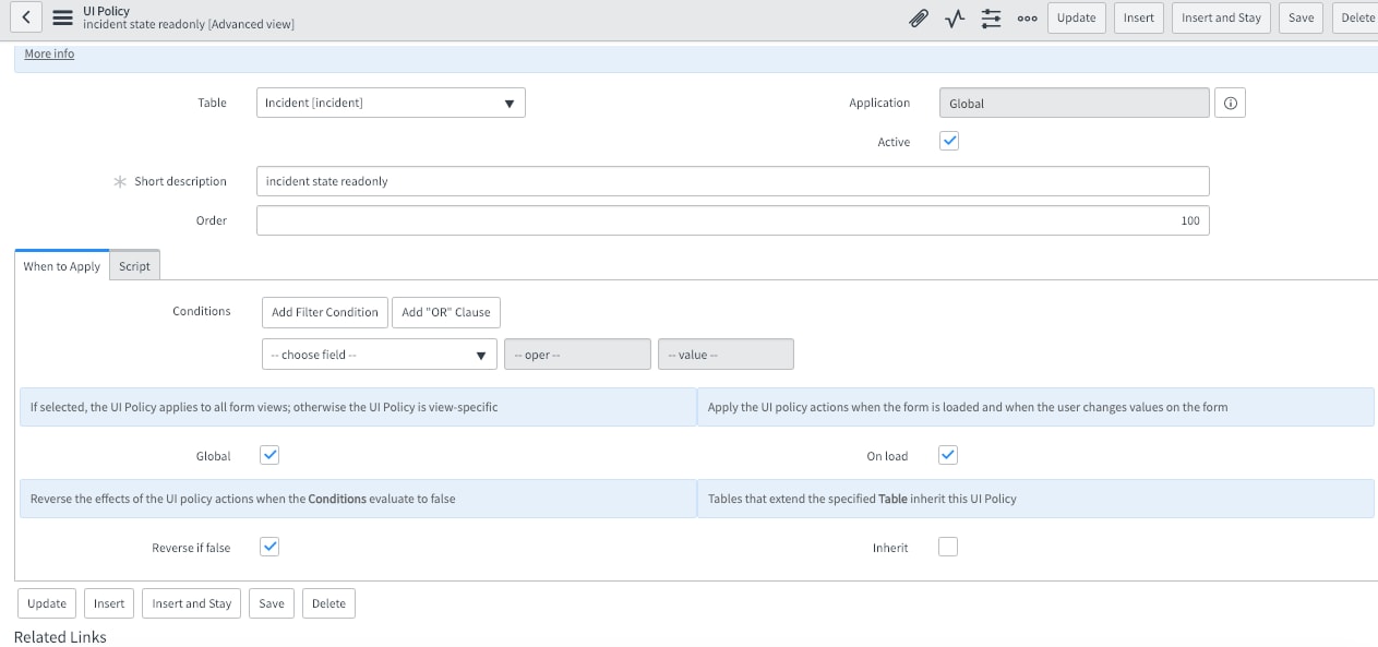 Solved: Set state field to read only for a new Incident - ServiceNow ...