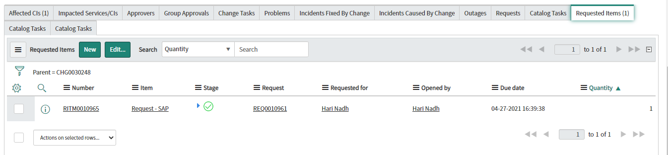 How can i get ritm related catalog task numbers i... - ServiceNow Community