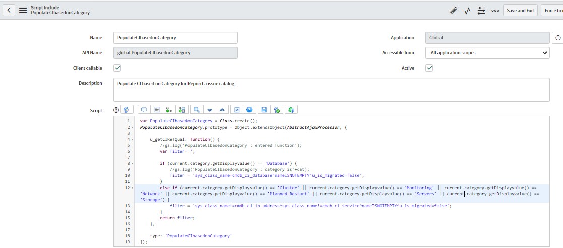 Solved: Using script include to set filters on a reference ...