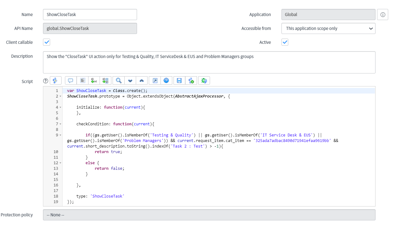 Solved: Show UI action button based on logged in users ass... - Page 3 ...
