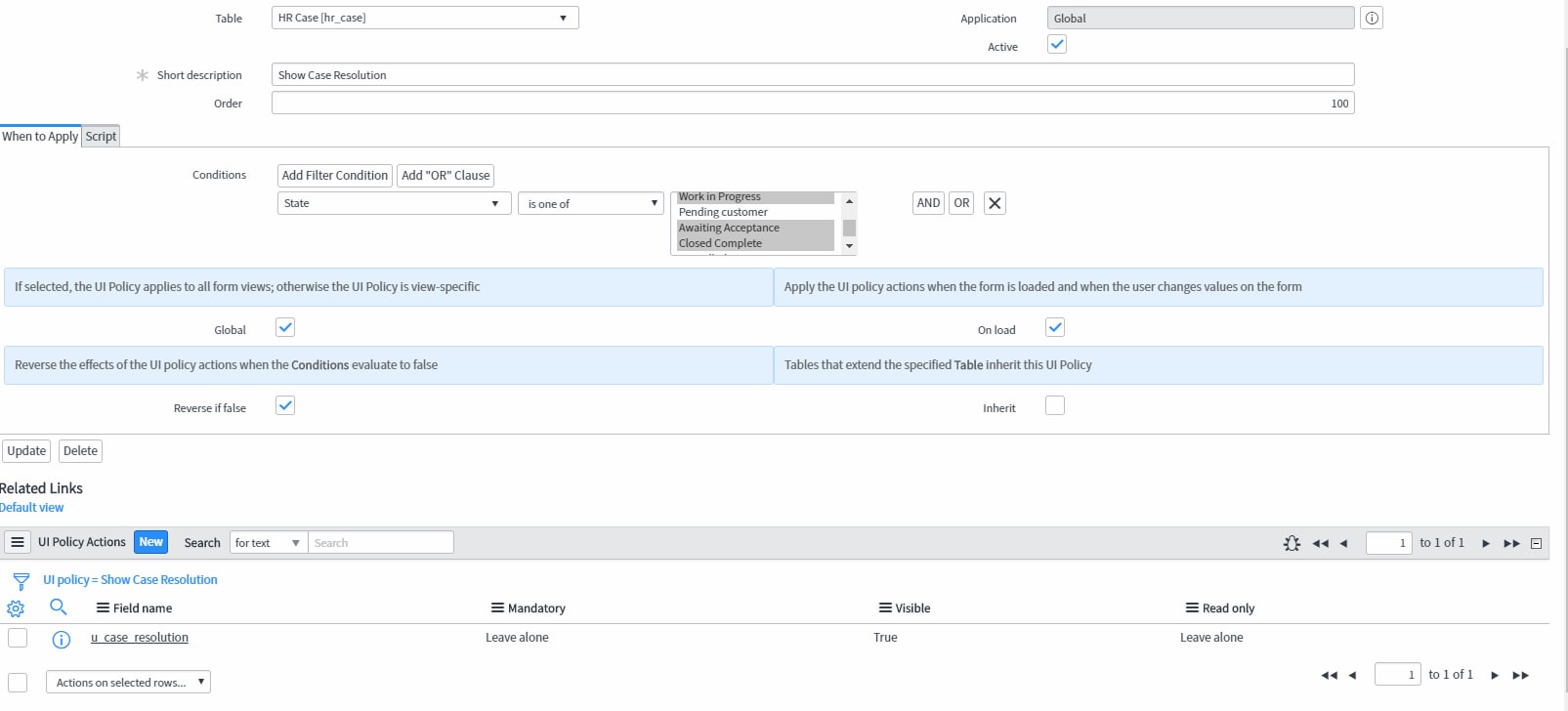 Solved: HR Case Resolution options/ideas - ServiceNow Community