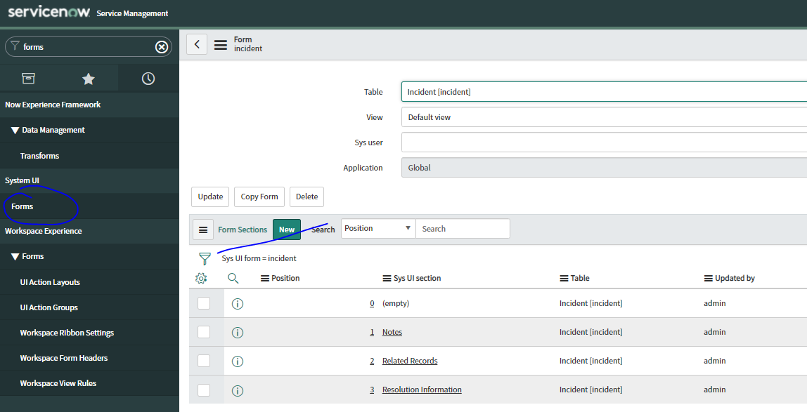 Where and how are form views and sections stored? - ServiceNow Community