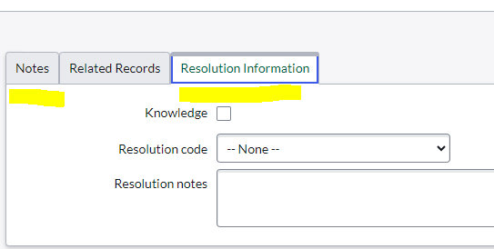 redirect to notes tab from resolution tab on incid... - ServiceNow ...