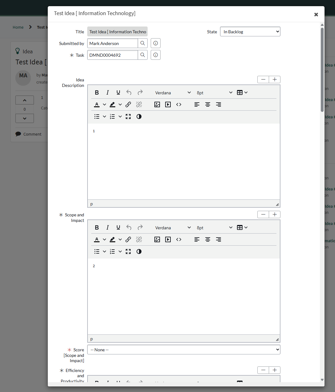 Inquiry about the [idea_manager] role and its acce... - ServiceNow ...