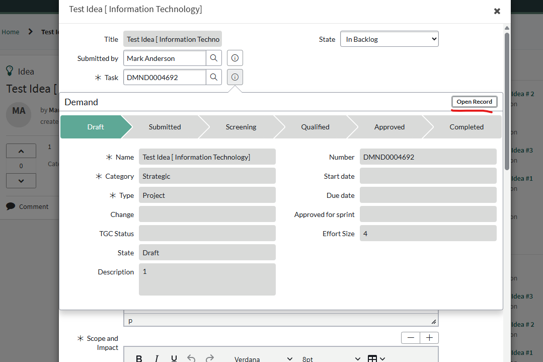 Inquiry about the [idea_manager] role and its acce... - ServiceNow ...