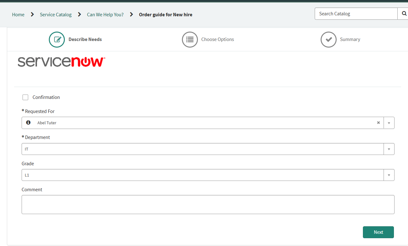 Make Catalogue Item toggle read only in Order guid... - ServiceNow ...