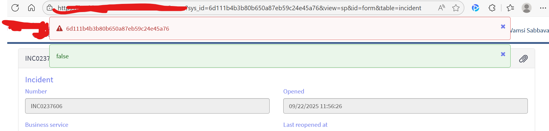 Error message in Service Portal - ServiceNow Community