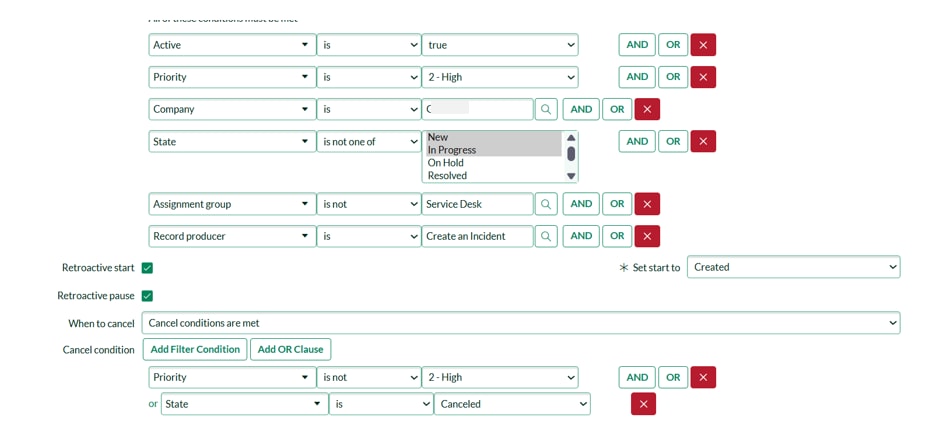 Task SLA only shows the "Resolution" target. - ServiceNow Community