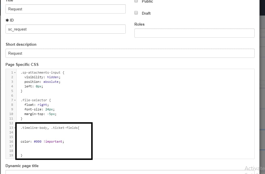 Servicenow Colour Code How to add colour for Font- in Portal - Page 3 - ServiceNow Community