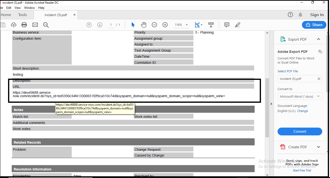 Solved: How to Copy URL - ServiceNow Community