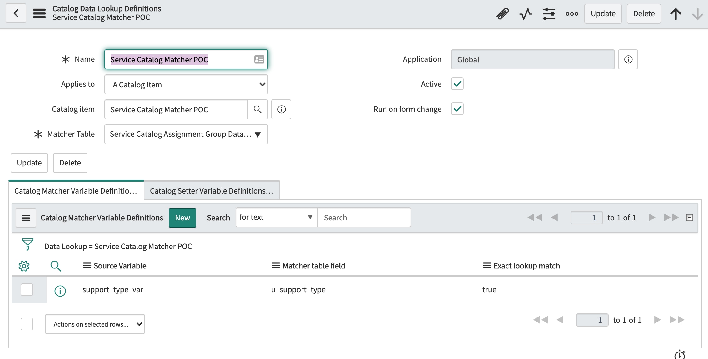 Service Catalog Data Lookup ServiceNow Community