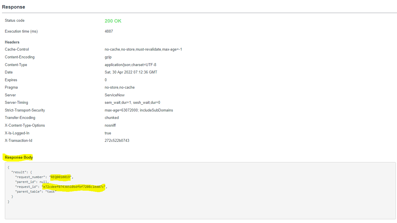 Submit catalog request using Service catalog API ServiceNow Community