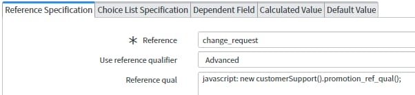 Advanced reference qualifier doesn't work from lis... - ServiceNow ...
