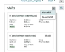 Managing on-call and normal workshifts in Workforc... - ServiceNow ...
