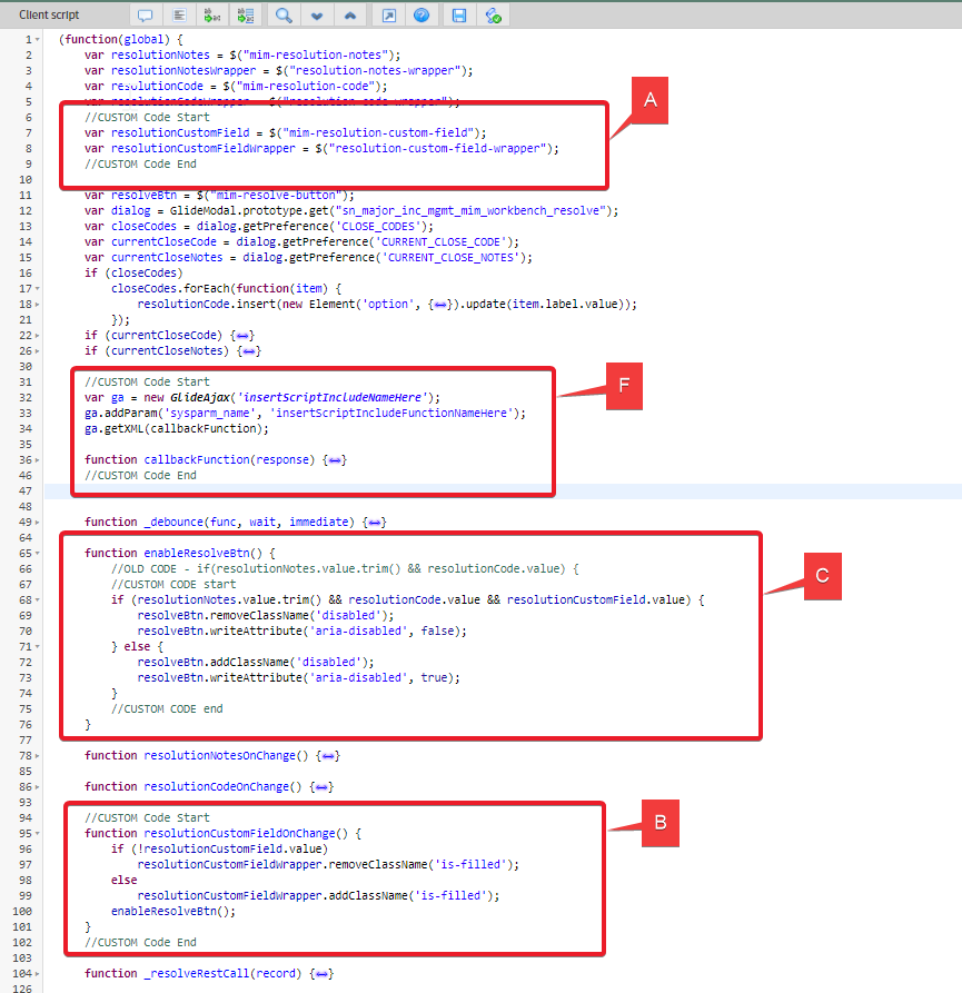 Major Incident Management (MIM) - Edit the Resolve... - ServiceNow ...