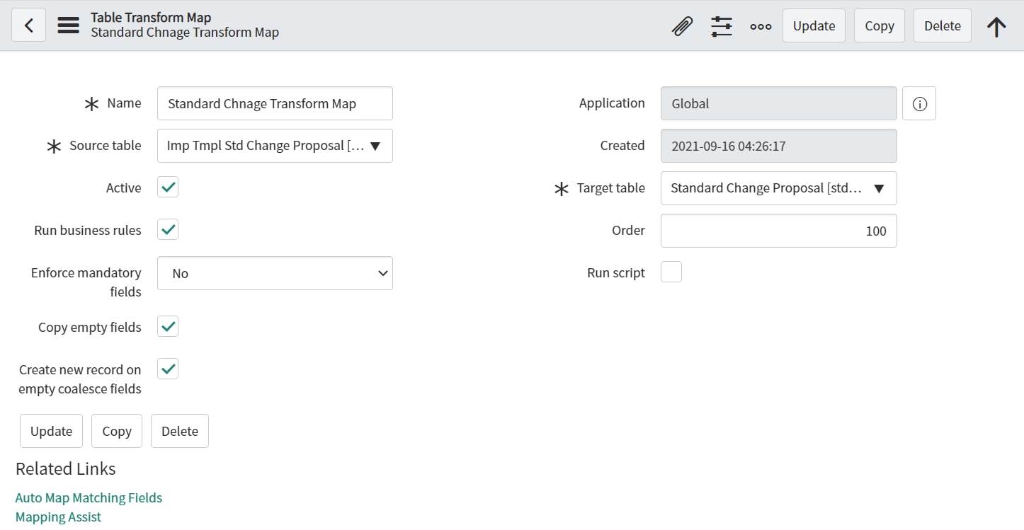 Bulk load / Importing Standard Change Templates - ServiceNow Community