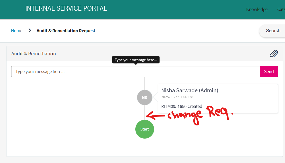How to display new created change requests under r... - ServiceNow ...