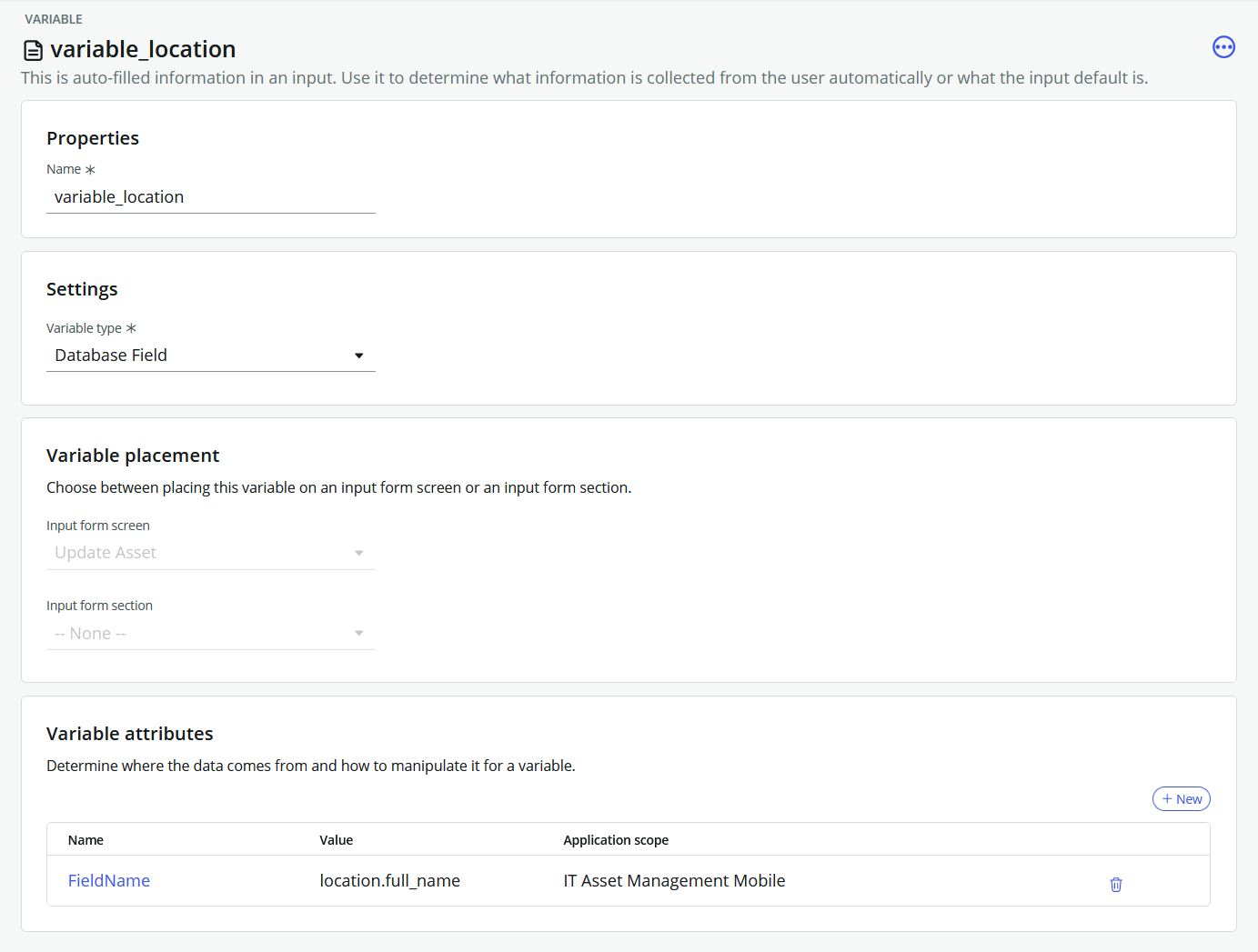 Solved: Input form screen not loading prefill variable val ...