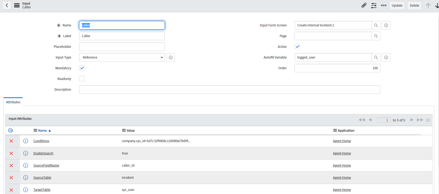 [Mobile Agent] Parameter Screen with Reference Inp... - ServiceNow ...
