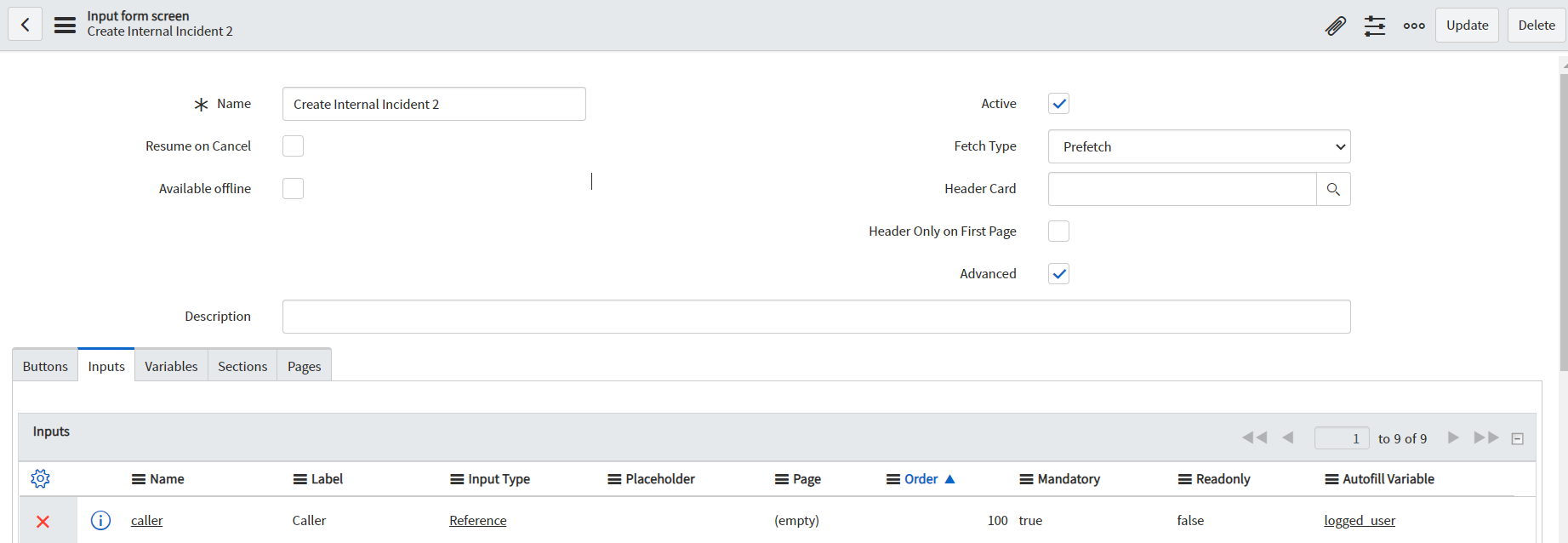 [Mobile Agent] Parameter Screen with Reference Inp... - ServiceNow ...