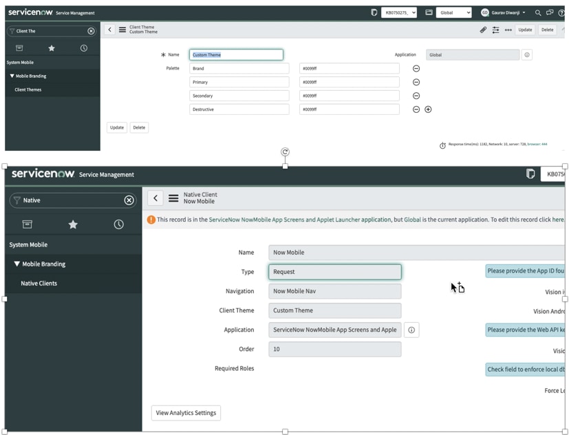 Servicenow Quick Update Button Update Submit button color on NowMobile record pro... - ServiceNow ...