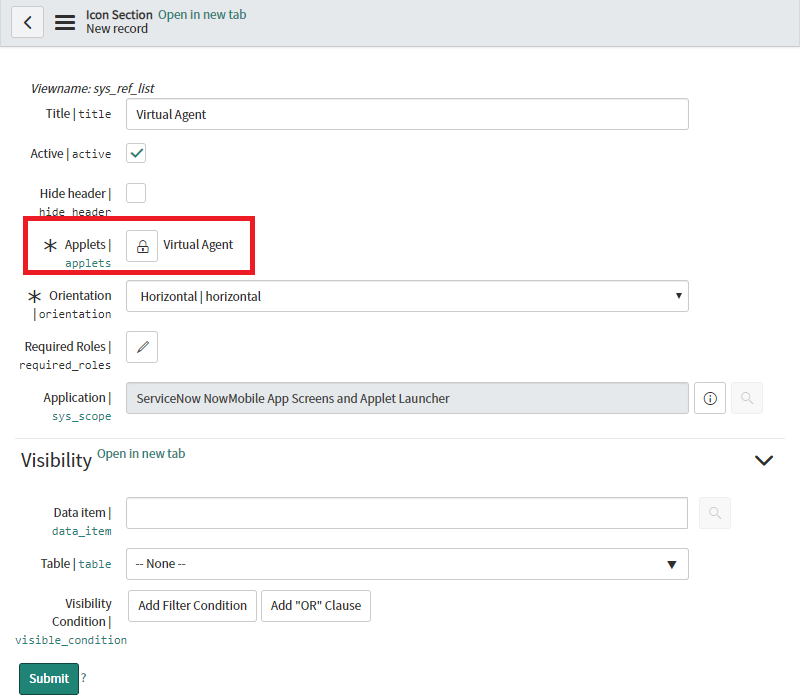 Now Mobile URL Applet (example: Virtual Agent with... - ServiceNow ...