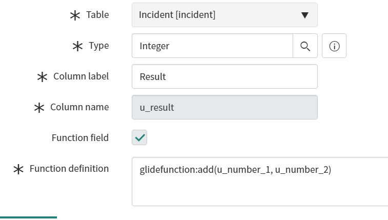 Solved: Re: Display sum of Two field values in Third field - ServiceNow ...