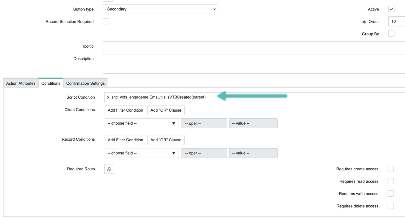 How to enable a Declarative Action in a Related Li... - ServiceNow ...