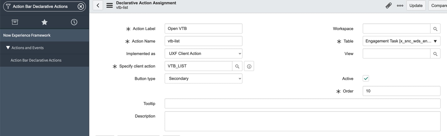 How to enable a Declarative Action in a Related Li... - ServiceNow ...